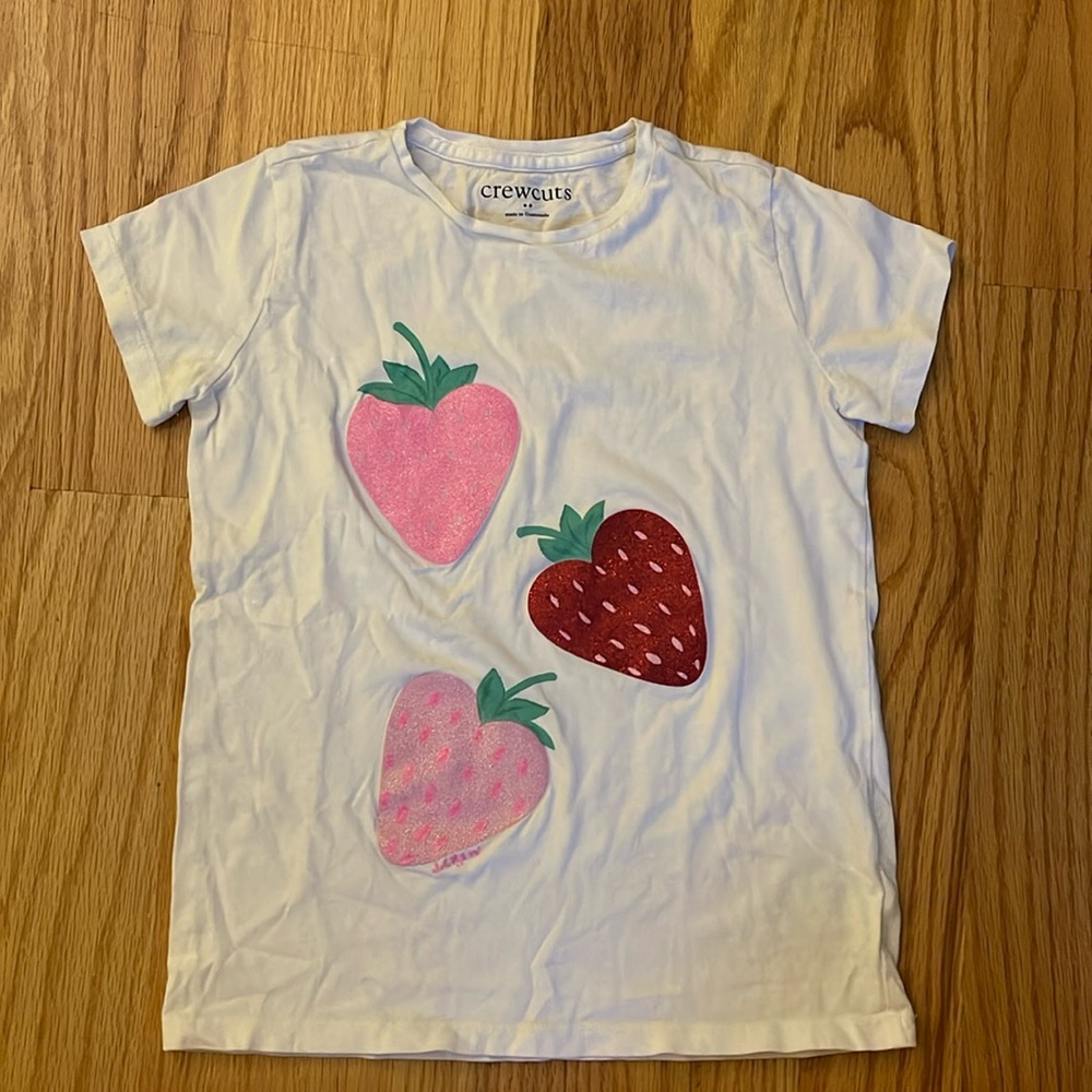 Crewcuts Strawberry Tshirt Size M (8-9)